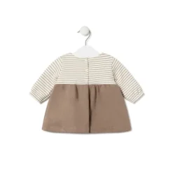 Baby girls dress in Classic beige