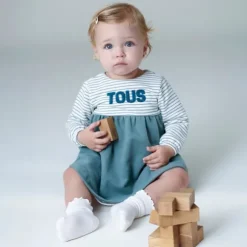 Baby girls dress in Classic green