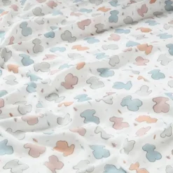 Baby muslin in Muse blue