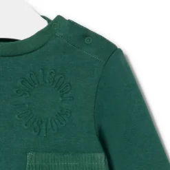 Baby outfit in Trend green