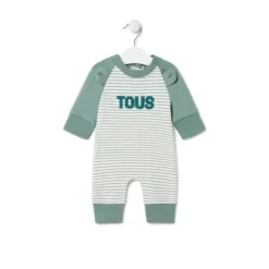 Baby playsuit in Classic green