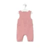 Baby playsuit in Geome pink