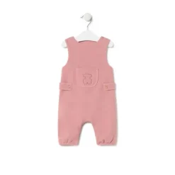 Baby playsuit in Geome pink
