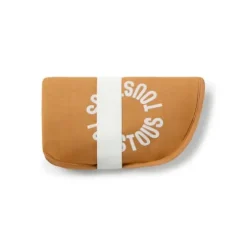 Bear-shaped travel changing mat in Trend orange