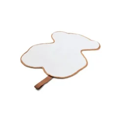 Bear-shaped travel changing mat in Geome beige