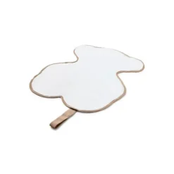 Bear-shaped travel changing mat in Classic beige