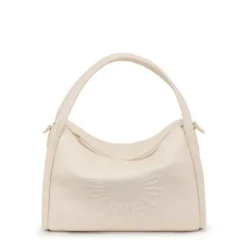 Beige leather City bag TOUS Miranda