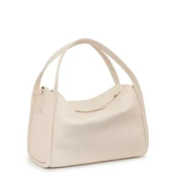 Beige leather City bag TOUS Miranda