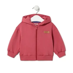 Bold Bear hoodie in Casual maroon