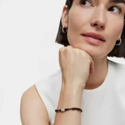 Bransoletka sznurkowa z misiem Tous Super Micro