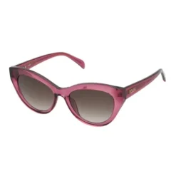 Burgundowe okulary przeciwsłoneczne TOUS Butterfly