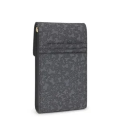 Ciemnoszare wiszące etui na telefon Kaos Mini Lines