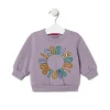 Circular TOUS logo sweatshirt in Casual lilac