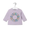 Circular TOUS logo t-shirt in Casual lilac