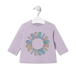 Circular TOUS logo t-shirt in Casual lilac