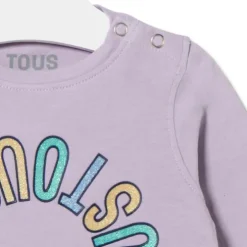 Circular TOUS logo t-shirt in Casual lilac