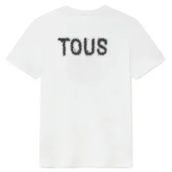 Czerwony T-shirt z krótkimi rękawami TOUS Motifs Spray M