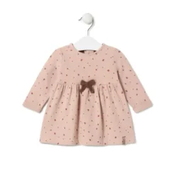 Girls dress with bears in Pink pink