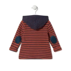 Girls dress with hood in Blue navy blue