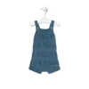 Knitted baby romper in Tricot TOUS logo blue