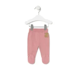 Knitted baby set in Tricot TOUS logo pink