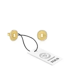 Kolczyki Oursin ze złota, z diamentami 0,19 ct.