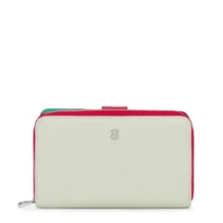 Medium mint and beige New Dubai Wallet