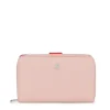 Medium pink and beige New Dubai Wallet