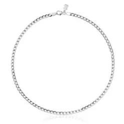 Naszyjnik choker z łańcuszka wędzidłowego ze srebra TOUS Chain