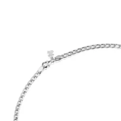 Naszyjnik choker z łańcuszka wędzidłowego ze srebra TOUS Chain