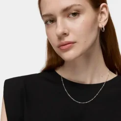 Naszyjnik choker ze srebra, z małą kulką, o długości 44 cm TOUS Chain