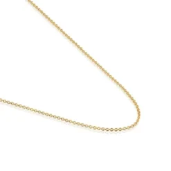 Naszyjnik choker ze srebra pokrytego 18-karatowym złotem, o długości 50 cm TOUS Basics