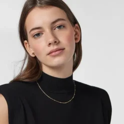 Naszyjnik choker ze srebra pokrytego 18-karatowym złotem, z naprzemiennymi kulkami TOUS Basics