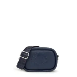 Navy blue leather Crossbody Reporter bag TOUS Miranda