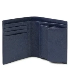 Navy blue leather Flap Card wallet TOUS Miranda