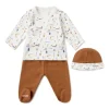 Newborn baby set in Geome beige