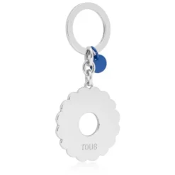 Niebieski breloczek TOUS Circle Logo