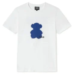 Niebieski T-shirt z krótkimi rękawami TOUS Motifs Spray M