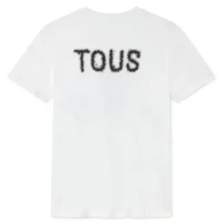 Niebieski T-shirt z krótkimi rękawami TOUS Motifs Spray M