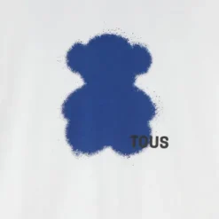 Niebieski T-shirt z krótkimi rękawami TOUS Motifs Spray M