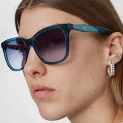 Niebieskie okulary przeciwsłoneczne Lauper