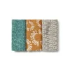 Pack of 3 muslins in MMuse multicolour