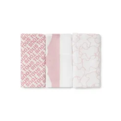 Pack of 3 muslins in MMuse pink