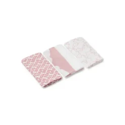 Pack of 3 muslins in MMuse pink