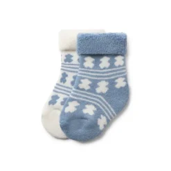 Pack of 2 pairs of baby socks in SSocks blue