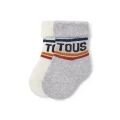 Pack of 2 pairs of baby socks in SSocks grey