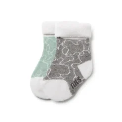 Pack of 2 pairs of baby socks in SSocks green