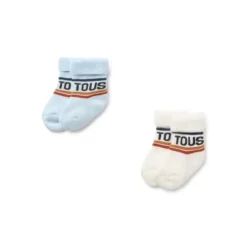 Pack of 2 pairs of baby socks in SSocks blue