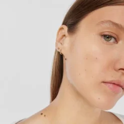 Piercing do uszu ze złota TOUS Piercing z motywem księżyca