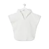 Poncho frotte Rus MS w kolorze białym